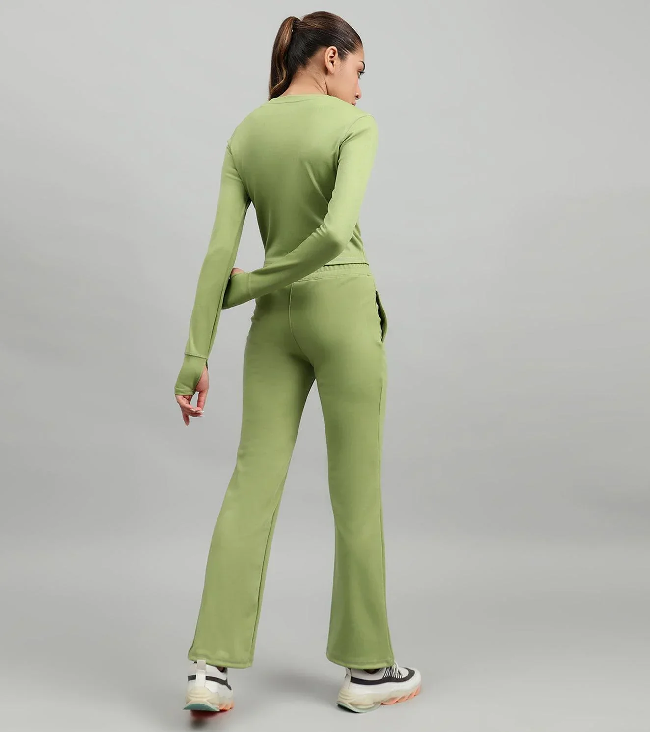 Women's Dynamic Duo Coord Set ( lime greem ) - Image 5